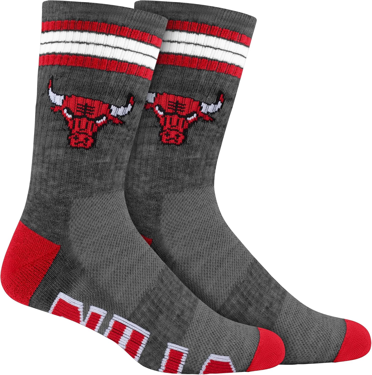 Ultra Game NBA boys Youth Training Cotton Crew Socks - Image 2