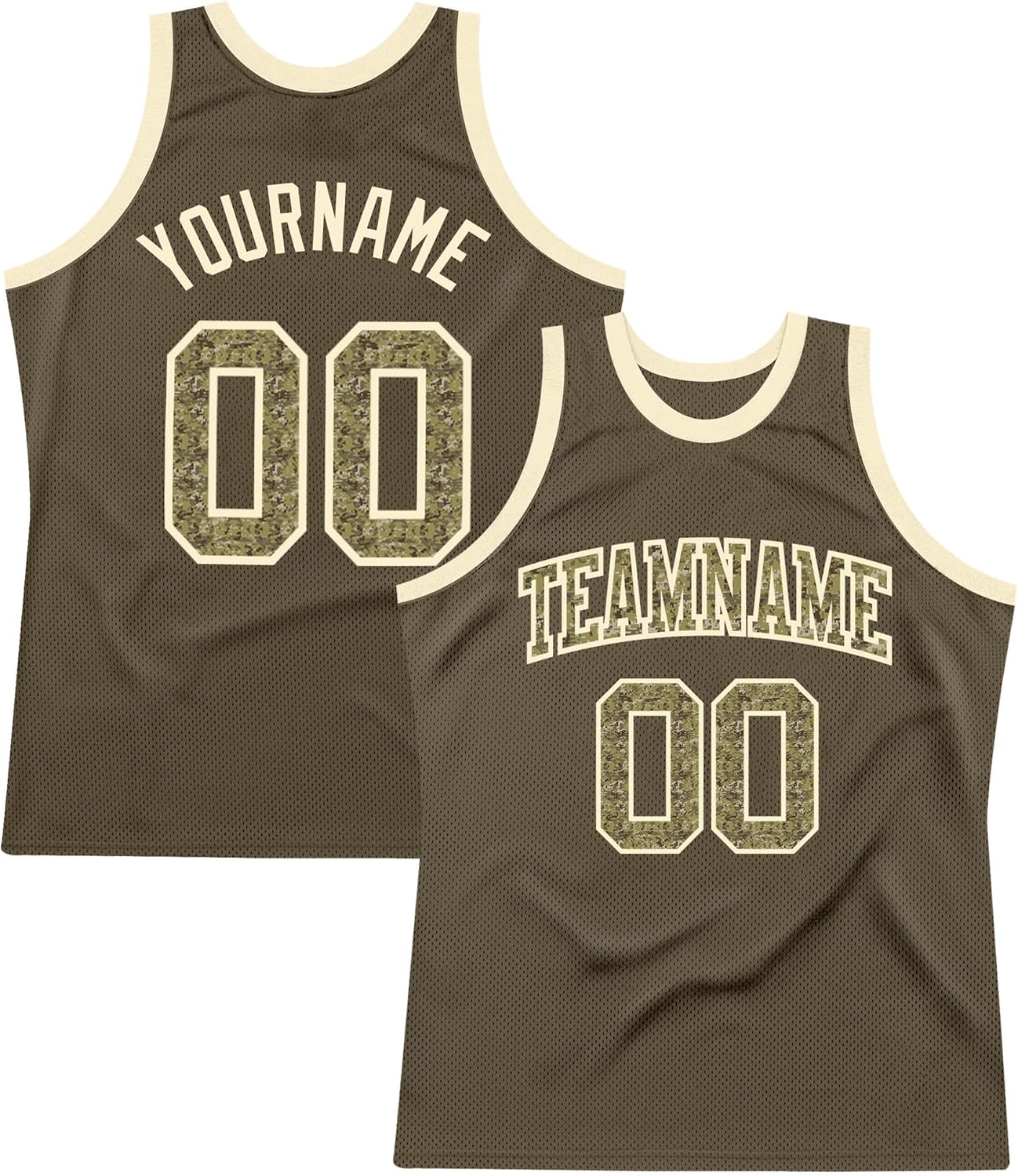 Custom Name Team Name Number Olive Black-White Authentic Salute 2 Service Basketball Jersey, Personalized Basketball Jersey - Image 9