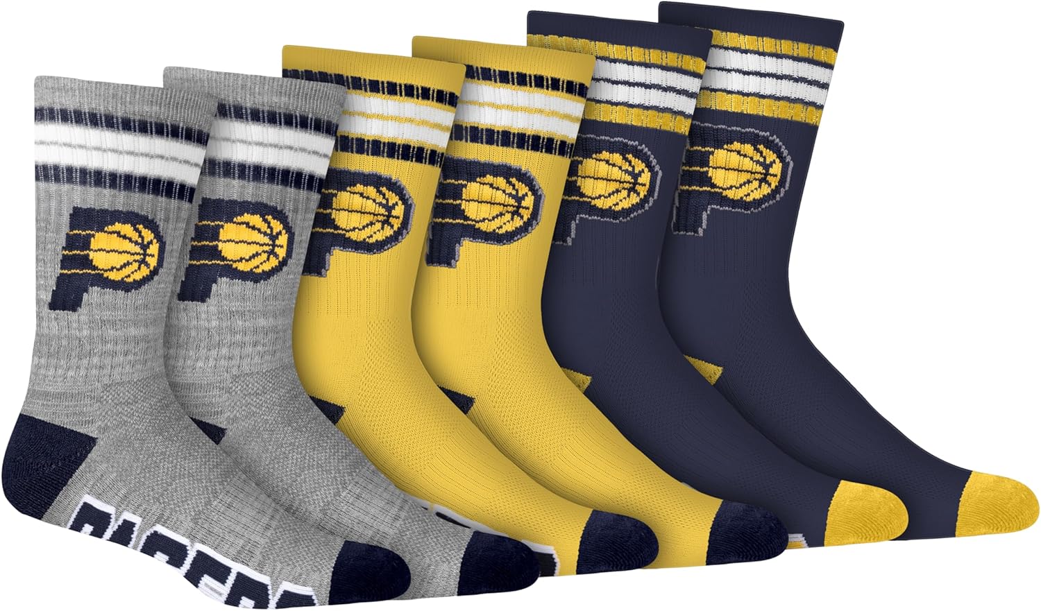 Ultra Game Men's NBA Official Athletic Cushioned Secure Fit Team Crew Socks – 3 Pack - Image 19