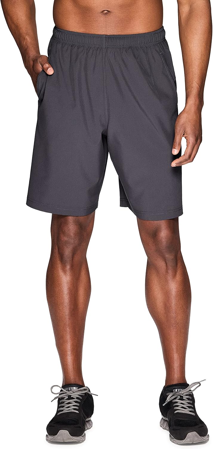 RBX Active Men's 9-Inch Inseam Stretch Woven Athletic Basketball Gym Shorts with Pockets