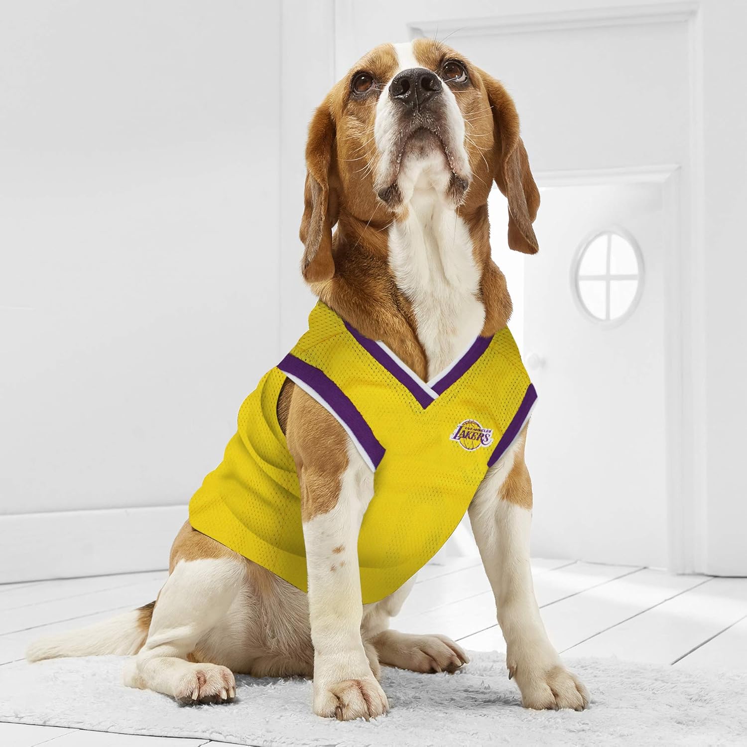 Pets First NBA LOS ANGELES LAKERS DOG Jersey, X-Large - Tank Top Basketball Pet Jersey - Image 3
