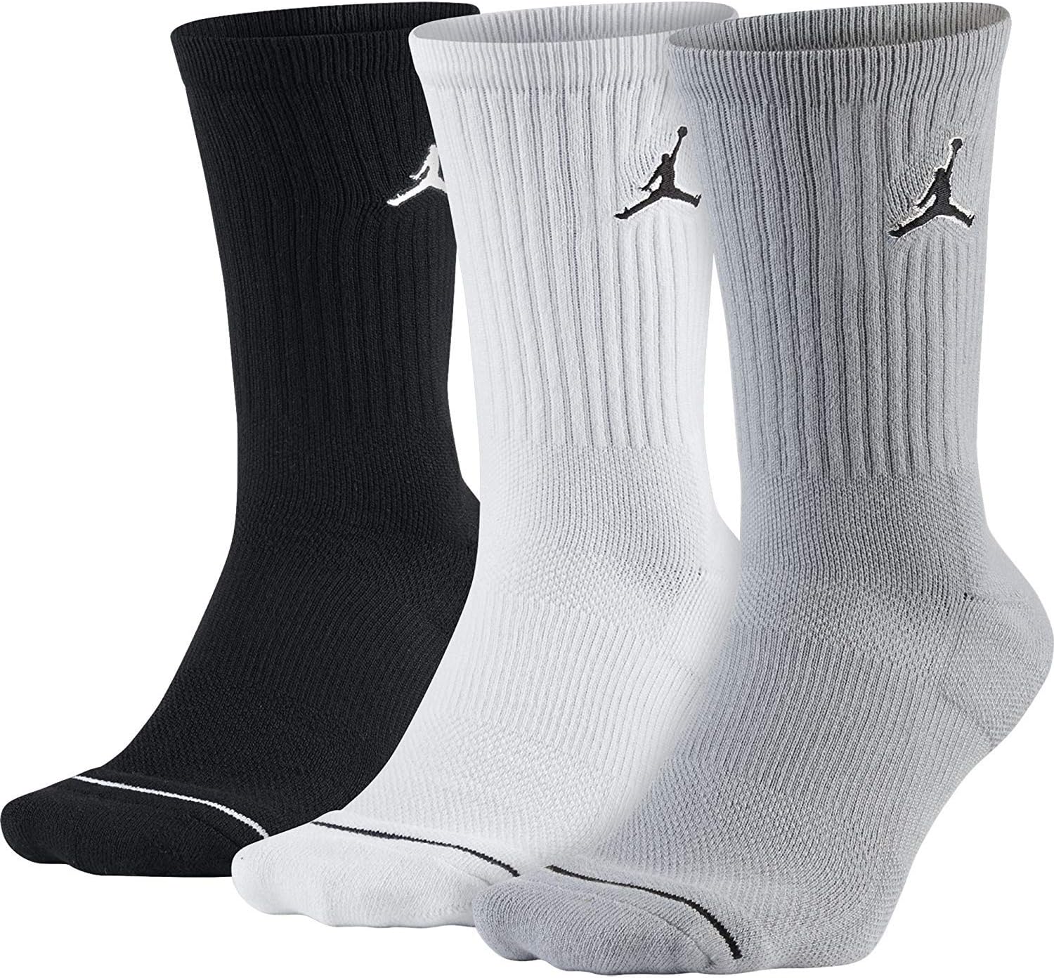 Nike Unisex Jordan Jumpman Crew Socks (3 Pack)