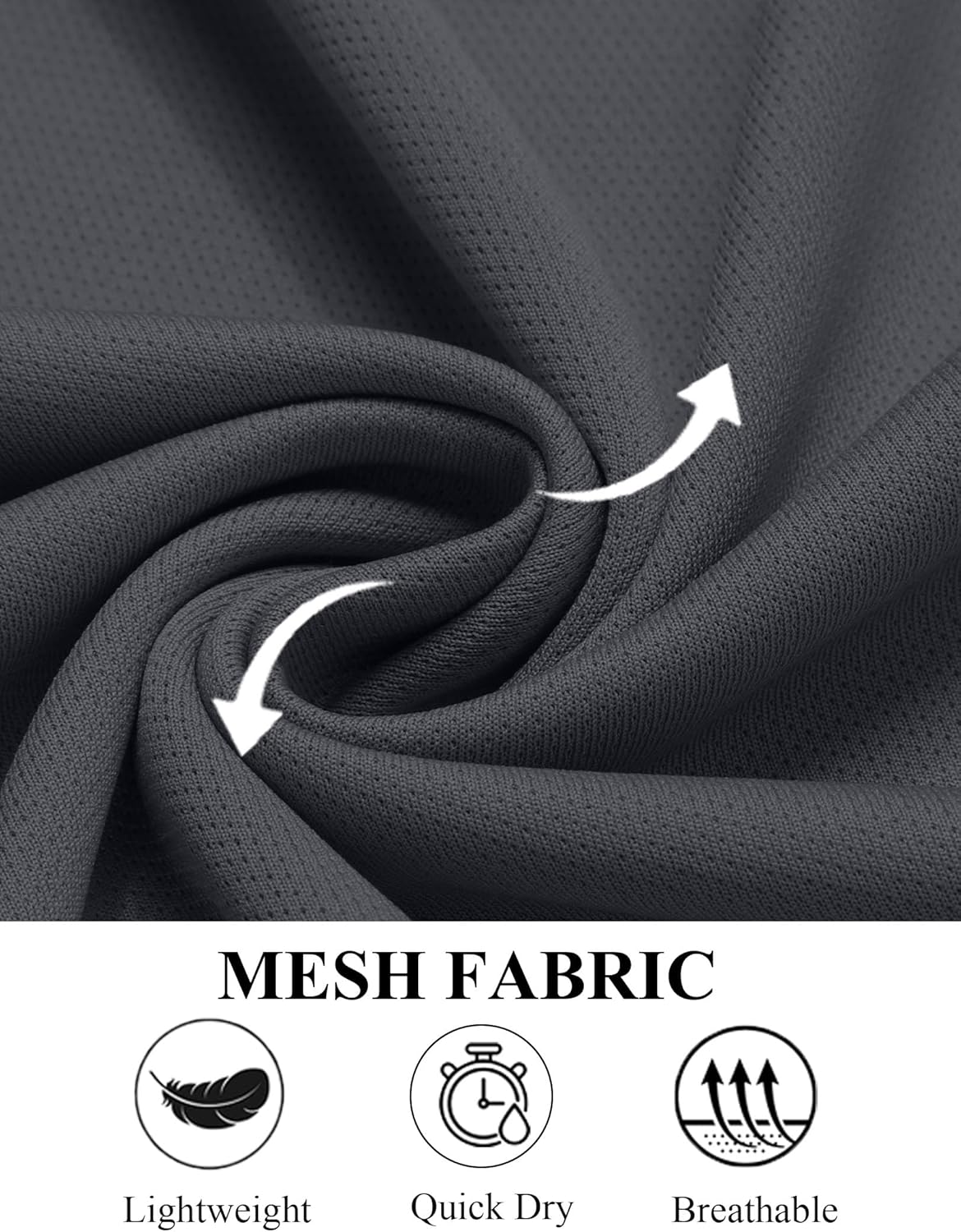 COOFANDY Men's Workout Gym Shorts Mesh Athletic Shorts Lightweight Quick Dry Training Short Pants with Pockets - Image 6