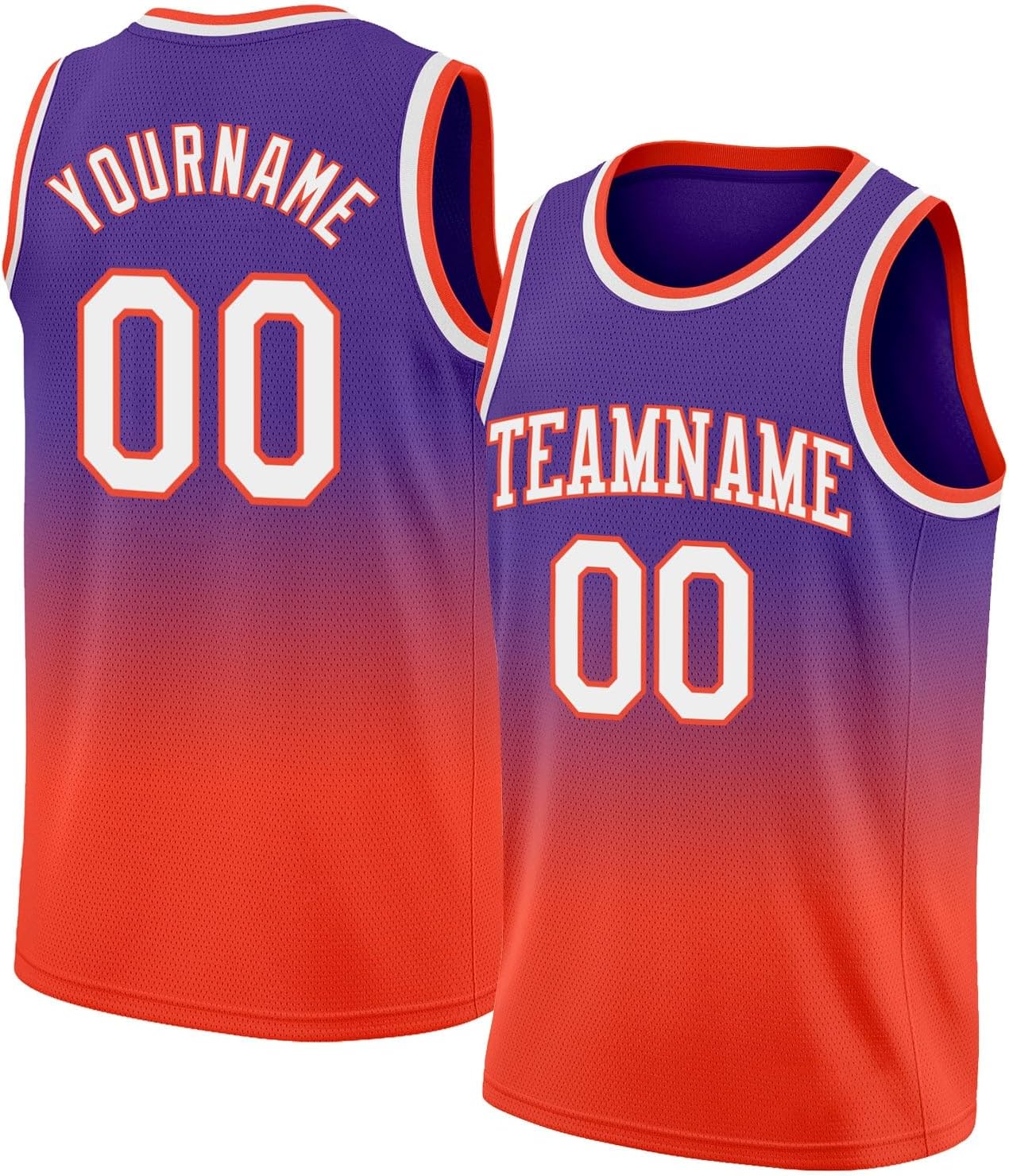 Custom Name Team Name Number Navy White-Gold Authentic Fade Fashion Basketball Jersey, Personalized Basketball Jersey - Image 29