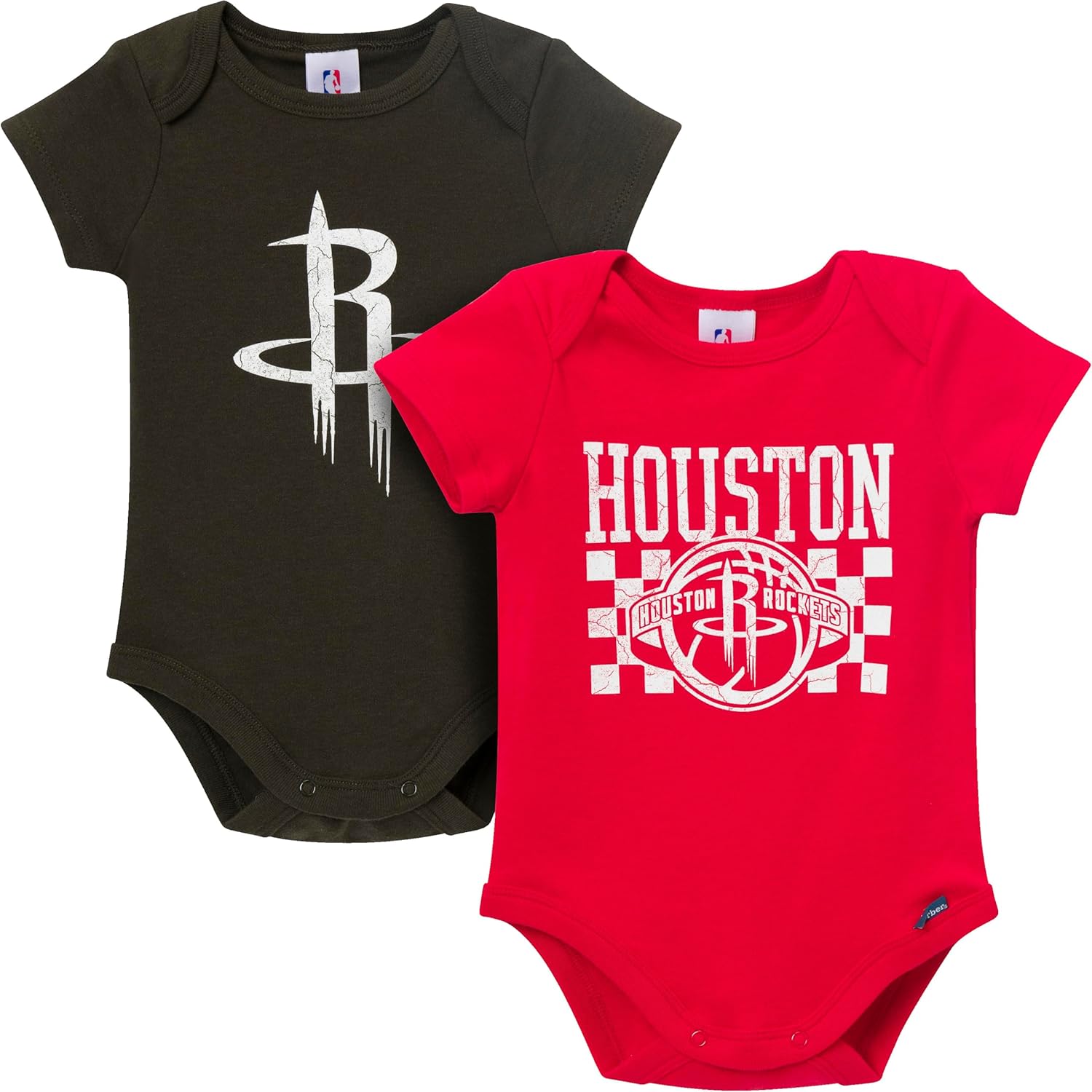 Gerber unisex-baby Nba Team 2 Pack Short Sleeve Onesie Bodysuits - Image 15