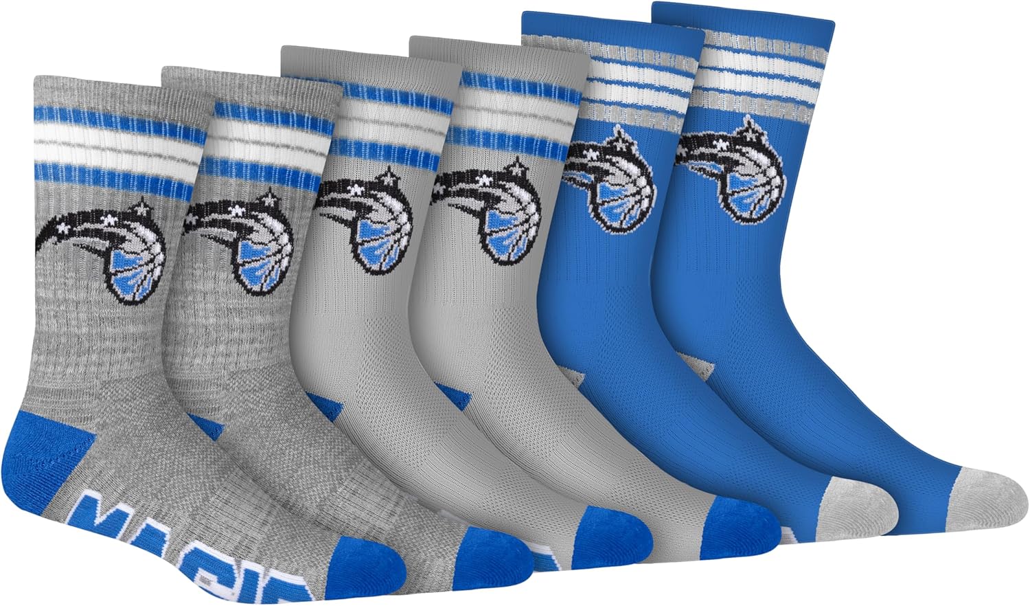 Ultra Game Men's NBA Official Athletic Cushioned Secure Fit Team Crew Socks – 3 Pack - Image 27