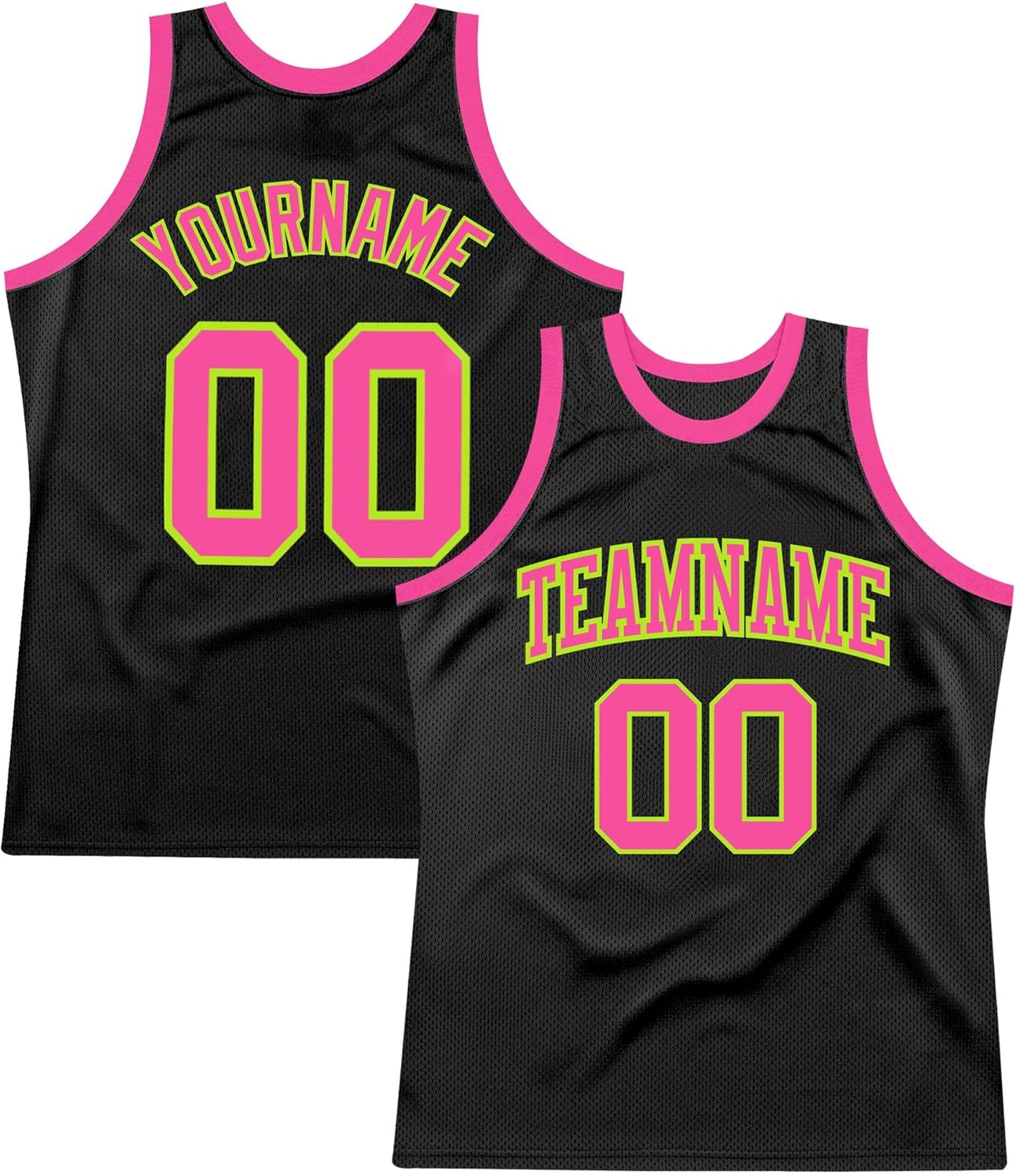 Custom Name Team Name Number Hunter Green Gold Authentic Throwback Basketball Jersey, Personalized Uniform Basketball Shirt - Image 8
