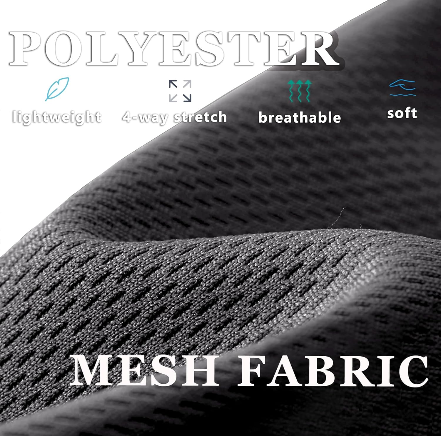 MAGNIVIT Men's Lightweight Sweatpants Loose Fit Open Bottom Mesh Athletic Pants with Zipper Pockets - Image 6