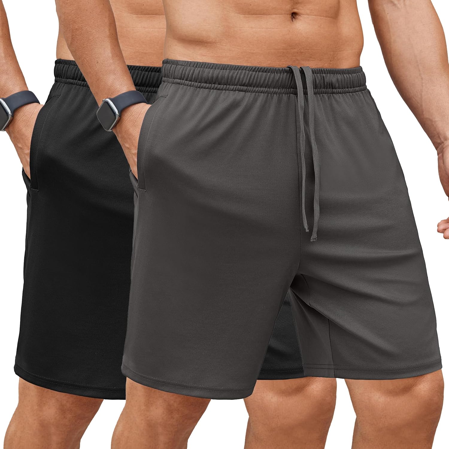 COOFANDY Men's Gym Workout Shorts 7 Inch Stretch Athletic Shorts Lightweight Running Training Short Pants with Pockets - Image 14