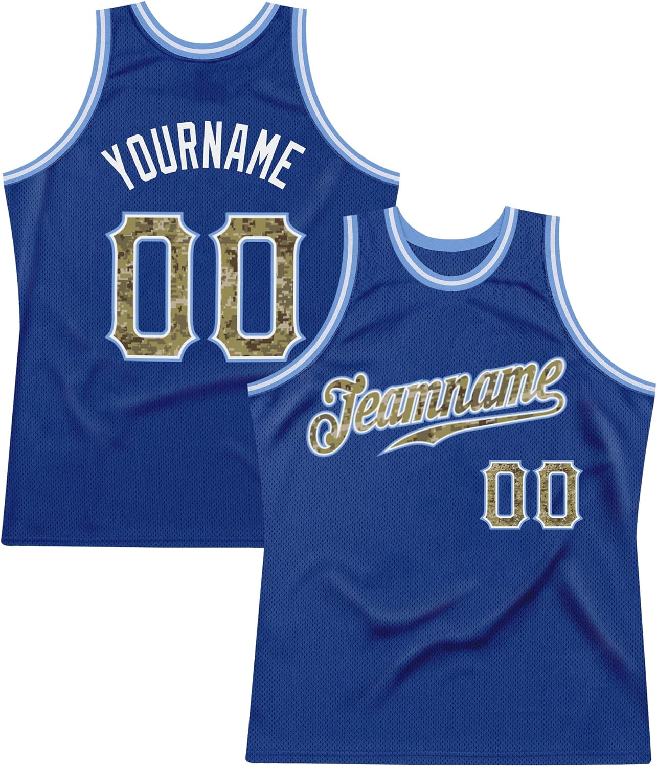 Custom Name Team Name Number Blue Pinstripe White-Red Authentic Basketball Jersey, Personalized Uniform Basketball Shirt - Image 27