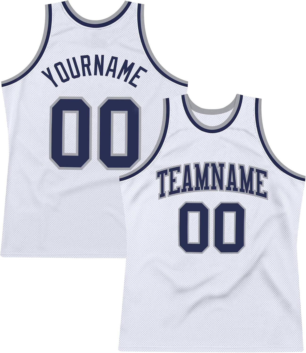 Custom Name Team Name Number Black White-Gold Round Neck Rib-Knit Basketball Jersey, Personalized Uniform Basketball Shirt - Image 28