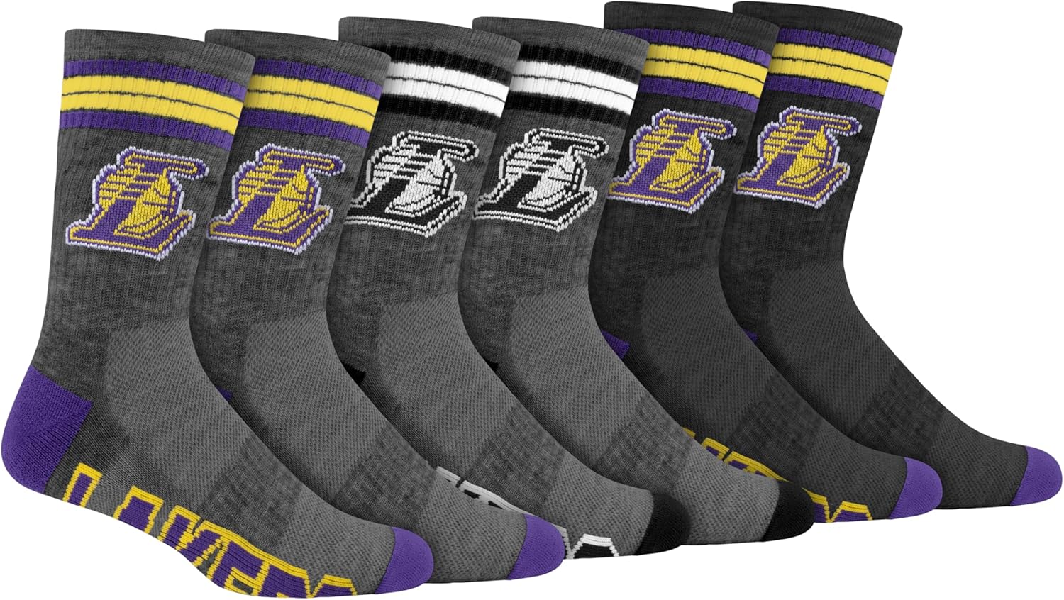 Ultra Game NBA boys Youth Training Cotton Crew Socks - Image 14