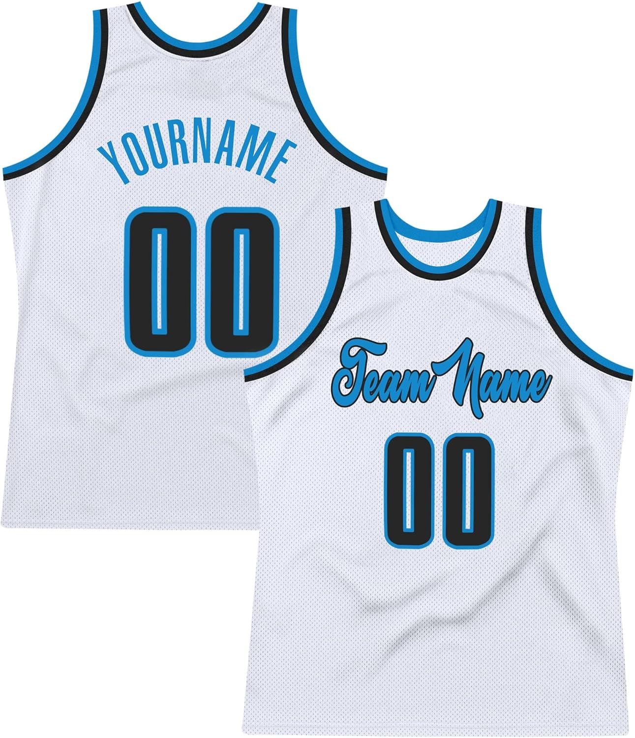 Custom Name Team Name Number White Black-Purple Authentic Throwback Basketball Jersey, Personalized Uniform Basketball Shirt - Image 21