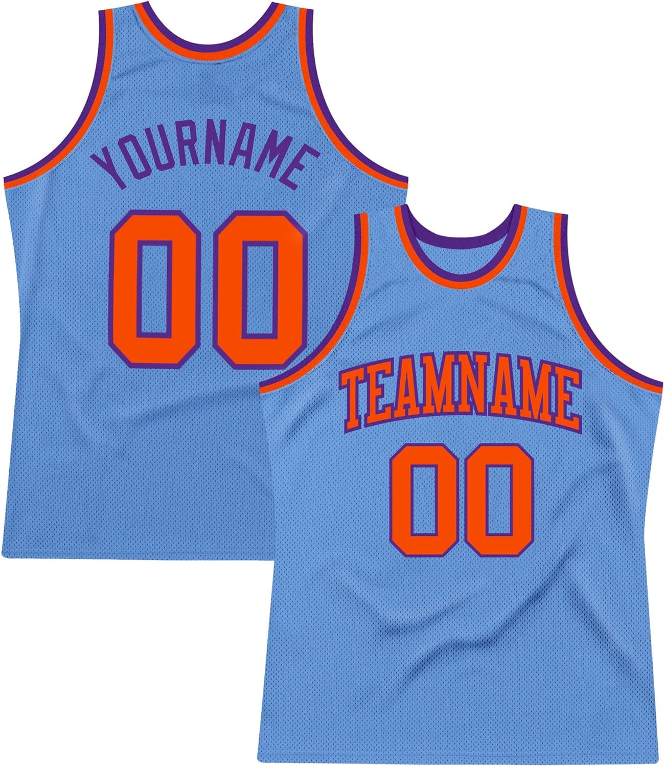 Custom Name Team Name Number Blue Blue-Navy Authentic Throwback Basketball Jersey, Personalized Basketball Jersey