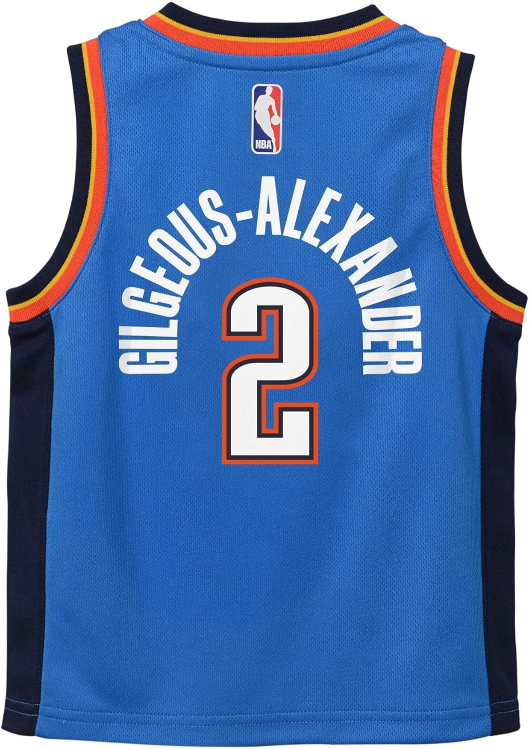 Shai Gilgeous-Alexander Oklahoma City Thunder NBA Toddler 2-4 Blue Icon Edition Player Jersey - Image 3