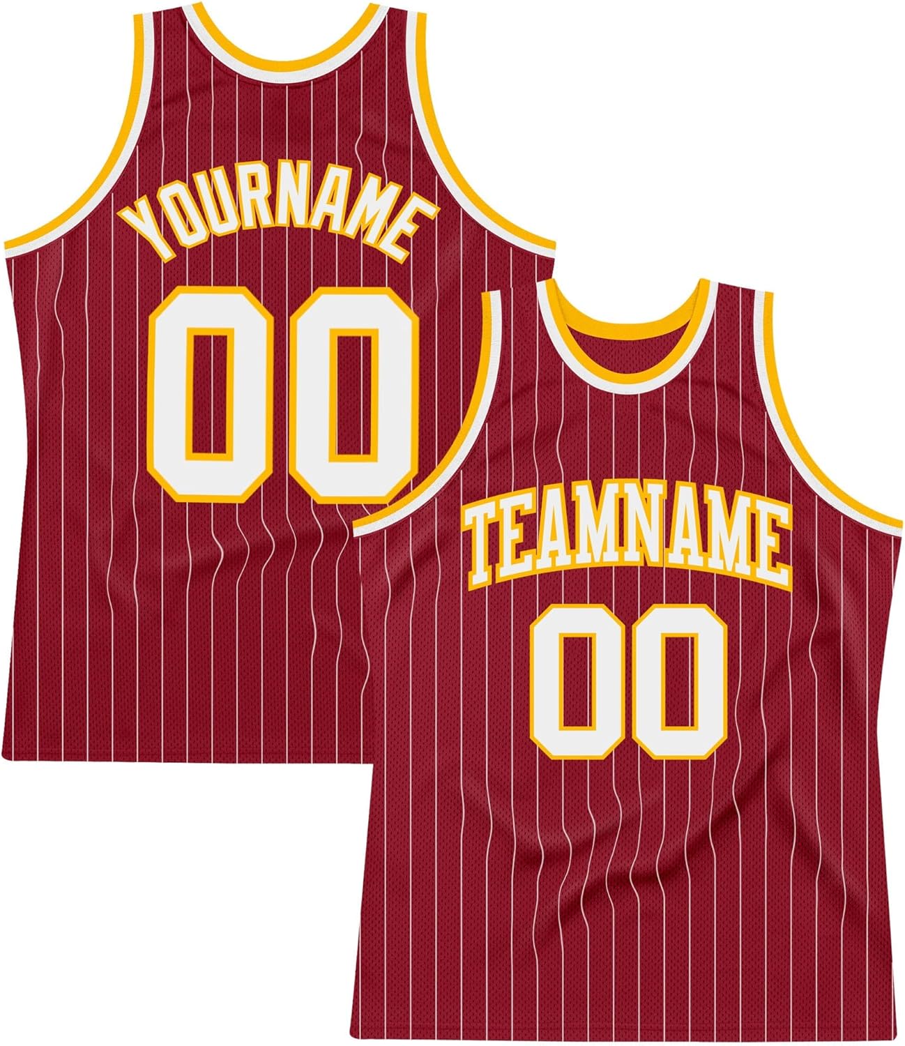 Custom Team Name Number Pink Pinstripe White-Light Blue Authentic Basketball Jersey, Personalized Uniform Basketball Shirt - Image 18