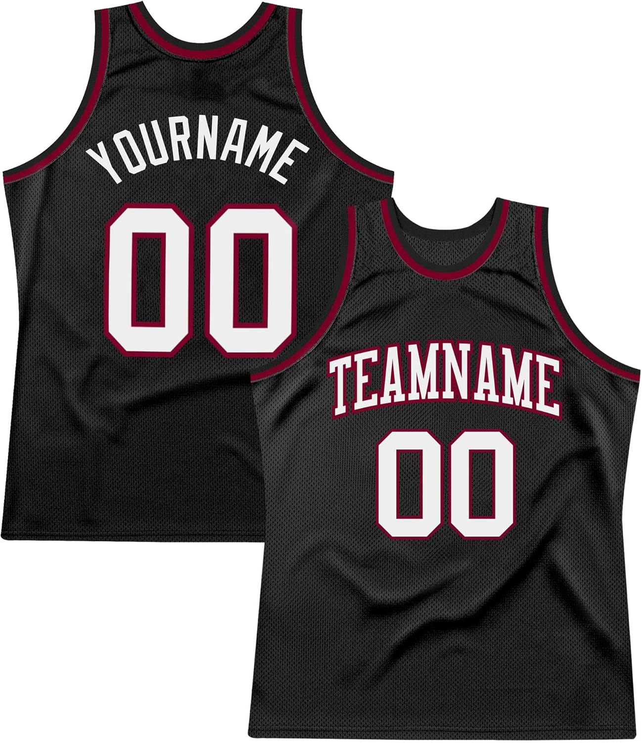 Custom Name Team Name Number Black White Purple-Teal Authentic Throwback Basketball Jersey, Personalized Basketball Jersey - Image 10