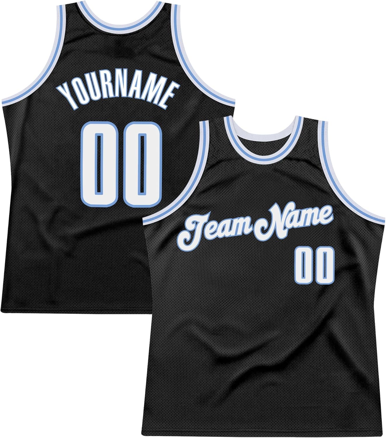 Custom Name Team Name Number Orange Blue-Navy Authentic Throwback Basketball Jersey, Personalized Uniform Basketball Shirt - Image 10