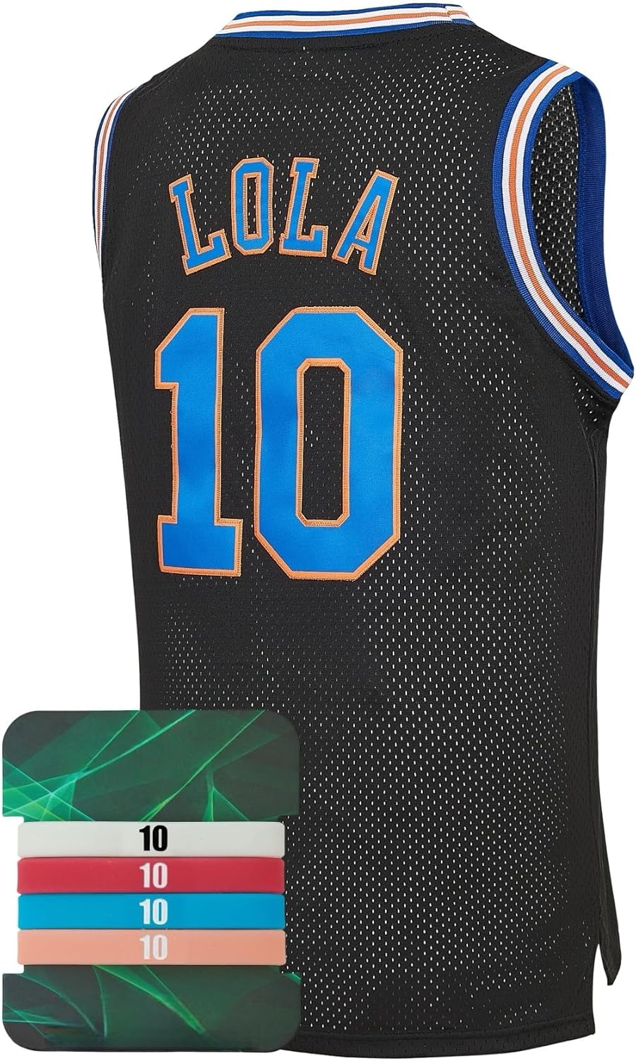 Bugs Lola #23 Youth Basketball Jersey for Kids Boys Halloween Costume with Luminous Wristband - Image 6