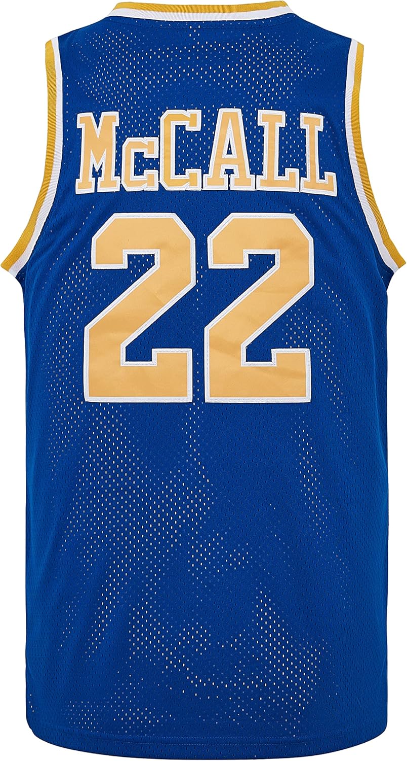 Mens McCall #22 Wright #32 Love and Basketball Moive Crenshaw Basketball Jersey - Image 2