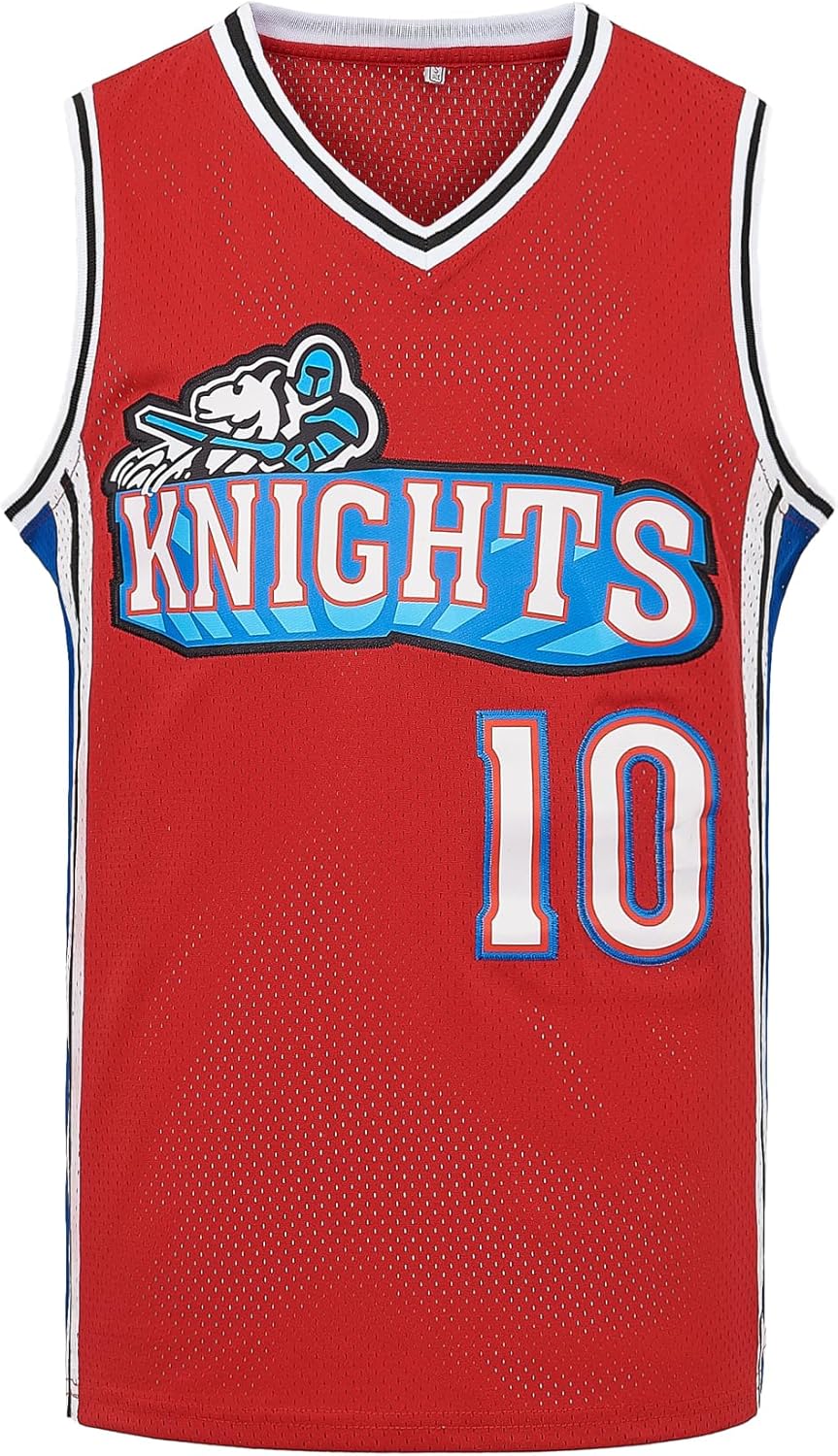 BOROLIN Mens Knights #10 Tracy Reynolds Basketball Jersey - Image 7