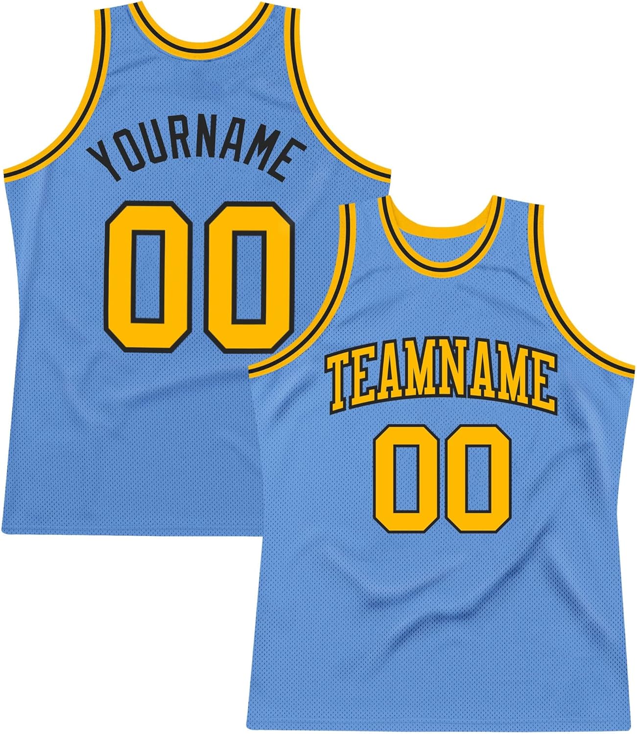 Custom Name Team Name Number Blue Blue-Navy Authentic Throwback Basketball Jersey, Personalized Basketball Jersey - Image 20