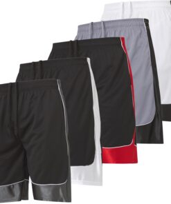Ultra Performance 5 Pack Mens Shorts, Athletic Gym Shorts Workout Basketball Shorts for Men, SM - 5X