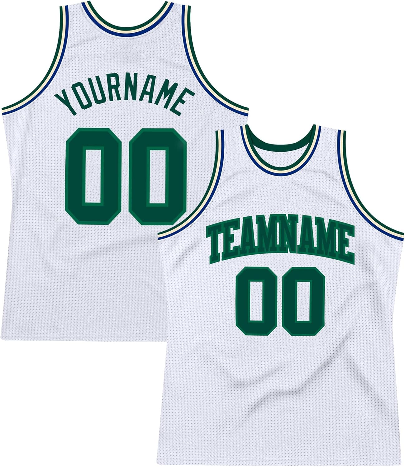 Custom Name Team Name Number Black White-Gold Round Neck Rib-Knit Basketball Jersey, Personalized Uniform Basketball Shirt - Image 29