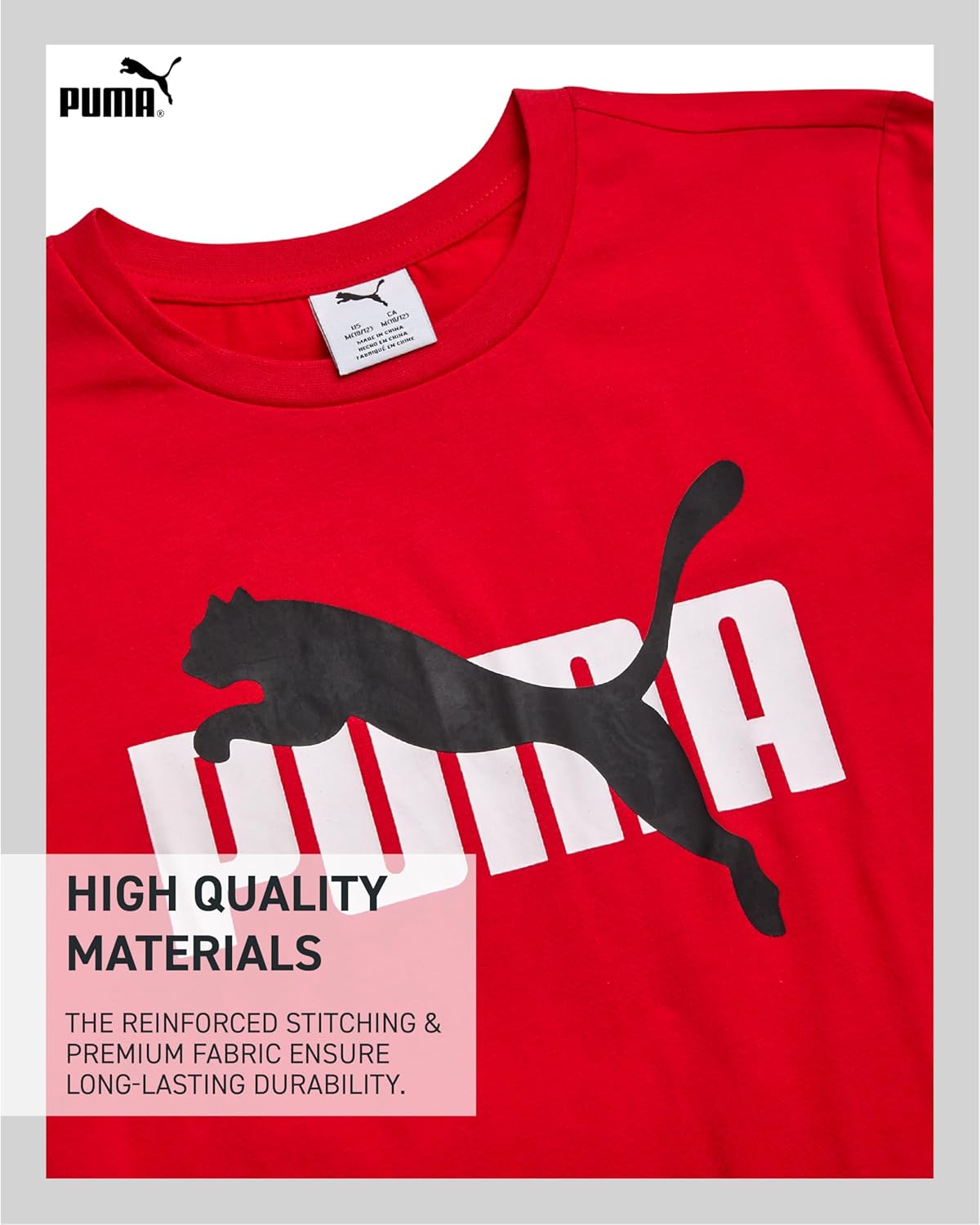 PUMA Boys Sweatpants Set - 3 Piece Fleece Pullover Long Sleeve Shirts Boys TShirt and Jogger Pants Kids Activewear Set (8-16) - Image 4