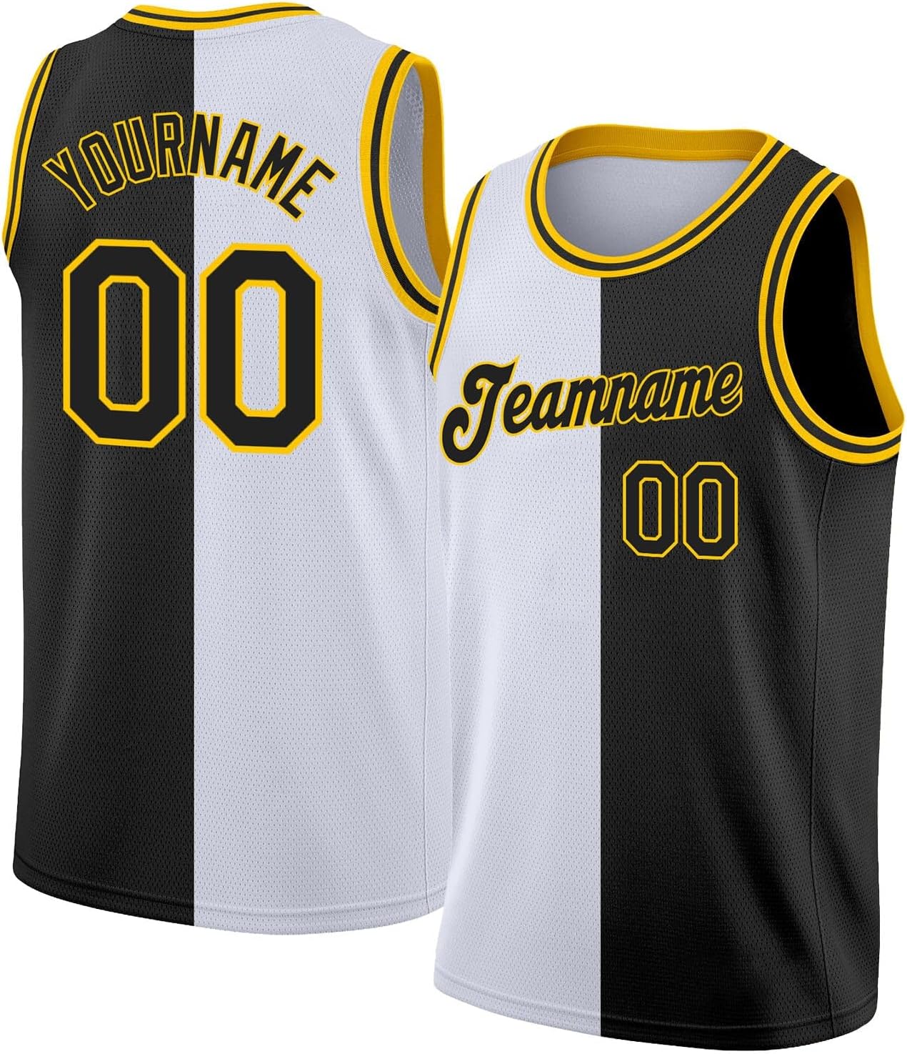 Custom Name Team Name Number Cream Black-Blue Authentic Throwback Basketball Jersey, Personalized Uniform Basketball Shirt - Image 26