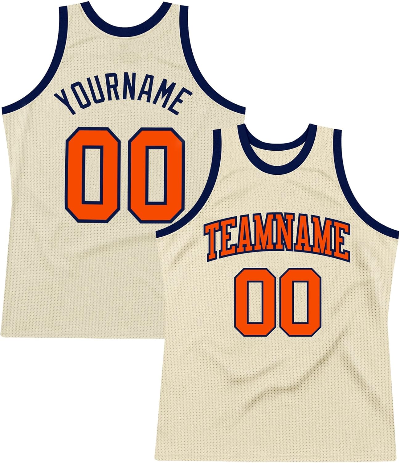Custom Name Team Name Number Blue Blue-Navy Authentic Throwback Basketball Jersey, Personalized Basketball Jersey - Image 32