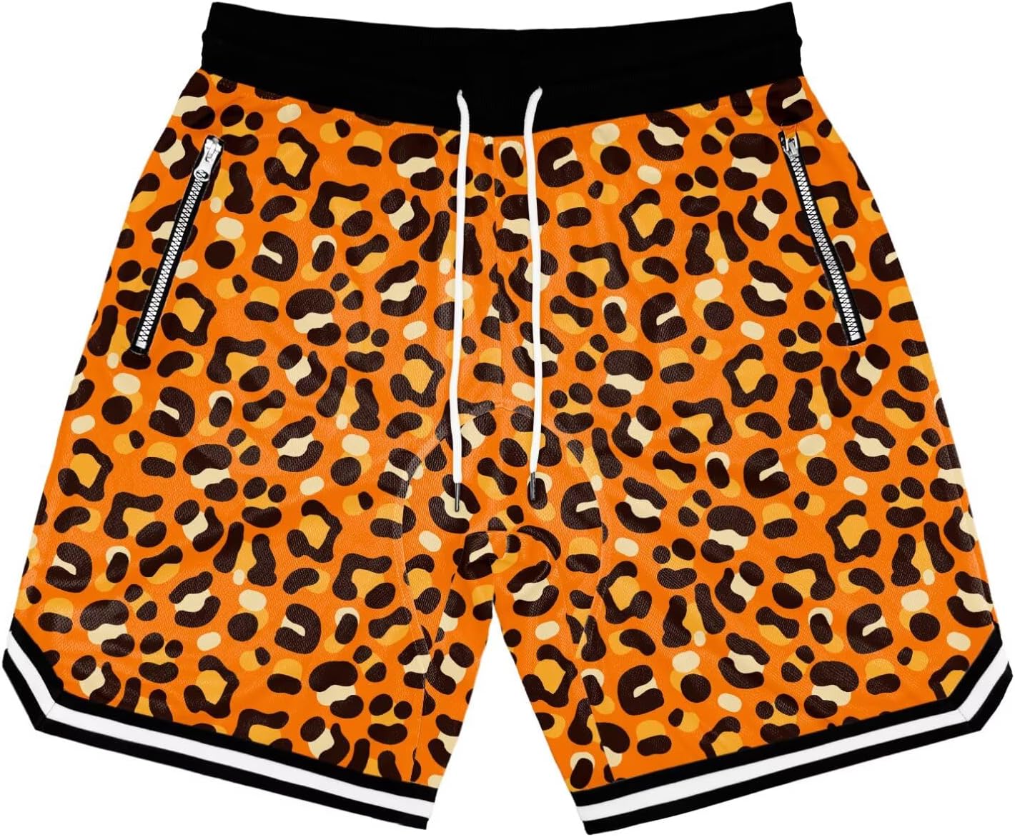 Mens Floral Print Basketball Shorts Lightweight Mesh Gym Shorts Graphic Sports Athletic Drawstring Short - Image 7