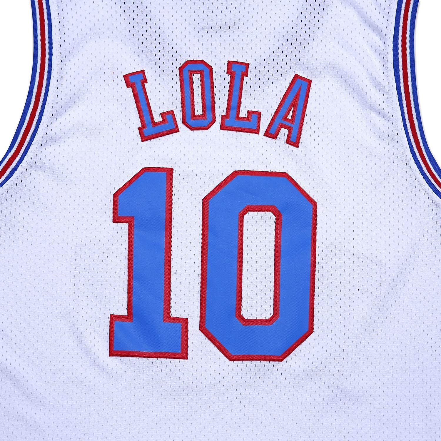 Men's Basketball Jersey #10 Lola Space Movie Sports Shirts 90s Hiphop Party Clothing - Image 2