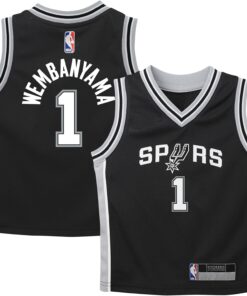 Victor Wembanyama San Antonio Spurs NBA Toddler 2-4 Black Icon Edition Player Jersey