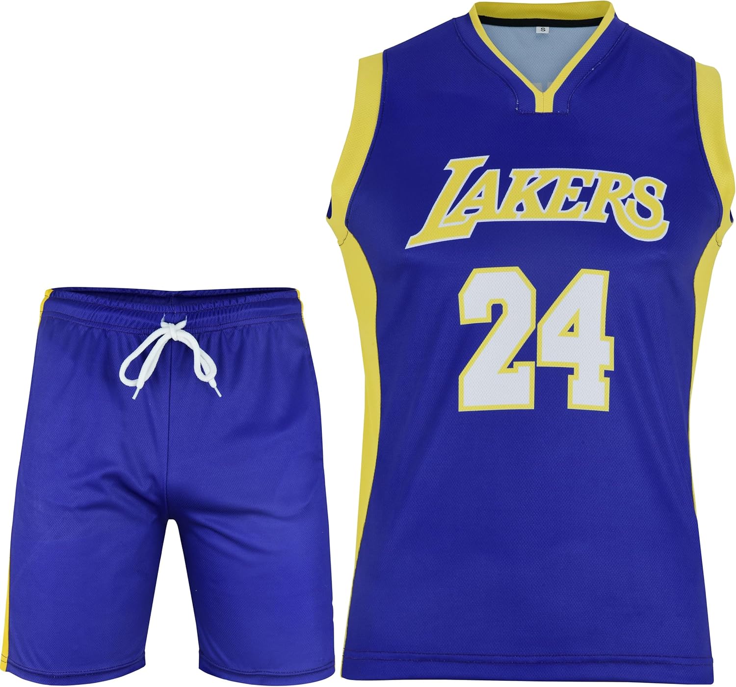 Basketball Jersey for Boys/Men 2 Piece Basketball Uniform Adult Sleeveless Kit Lightweight Set - Image 9