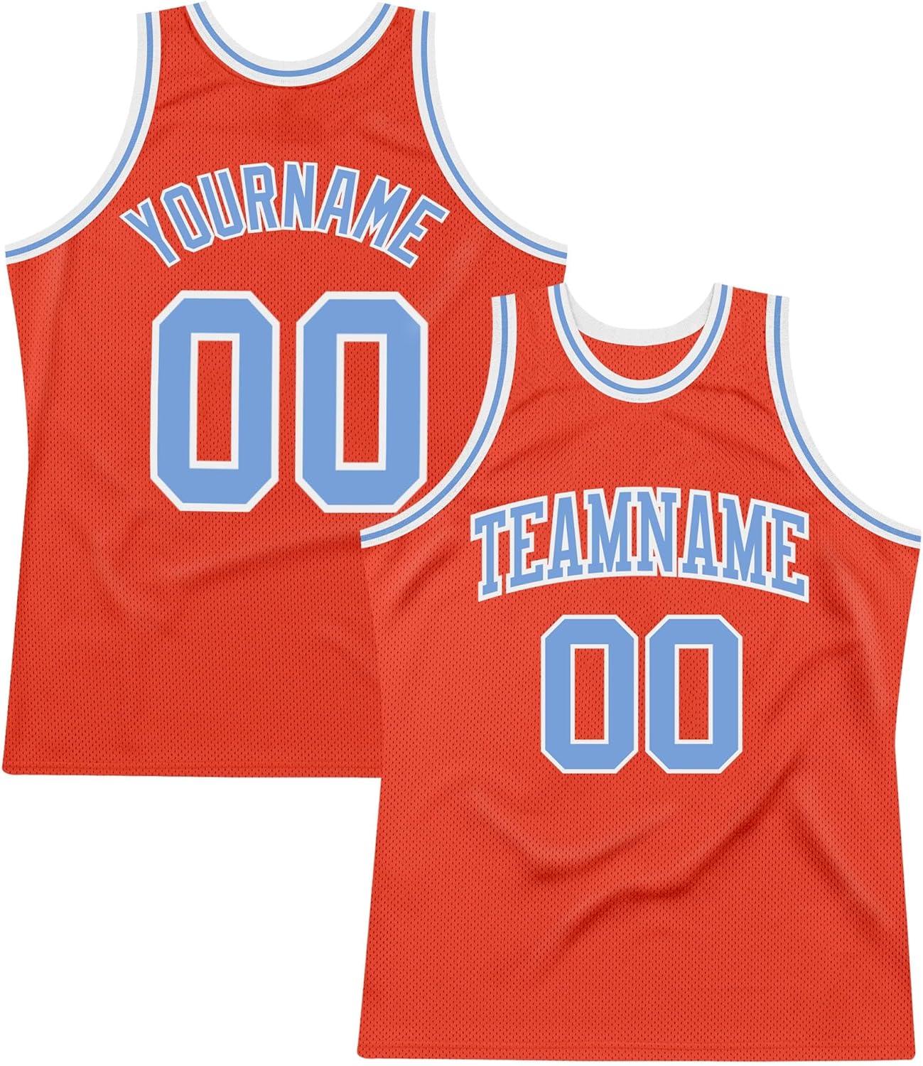 Custom Name Team Name Number Blue Blue-Navy Authentic Throwback Basketball Jersey, Personalized Basketball Jersey - Image 24