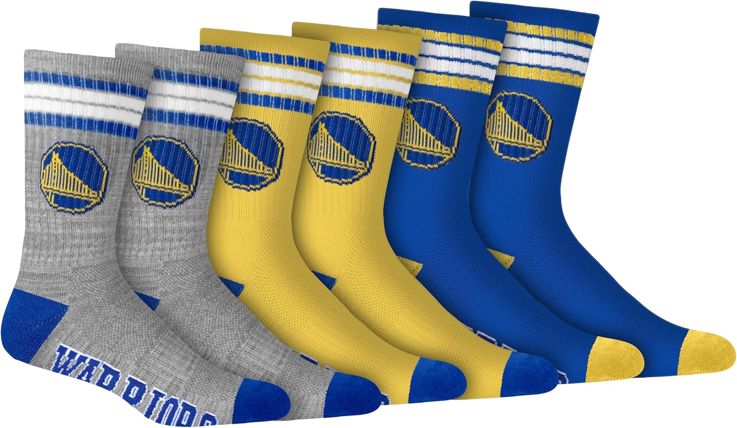 Ultra Game Men's NBA Official Athletic Cushioned Secure Fit Team Crew Socks – 3 Pack - Image 17