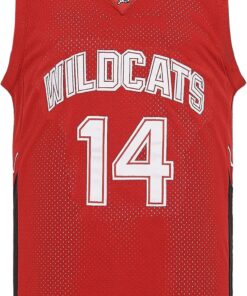 Mens Wildcats High School Jersey 14 Troy Bolton 8 Chad Danforth Basketball Jersey