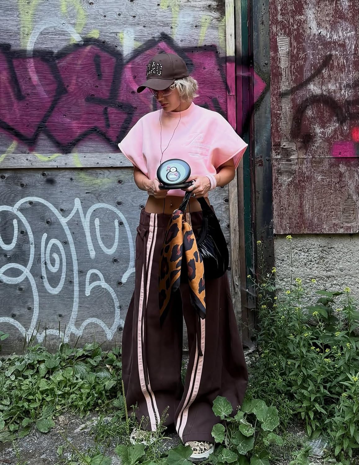 Aelfric Eden Stripe Super Baggy Sweatpants Oversized Barrel Pants Vintage Wide Leg Elastic Waist Lantern Trouser Unisex - Image 4