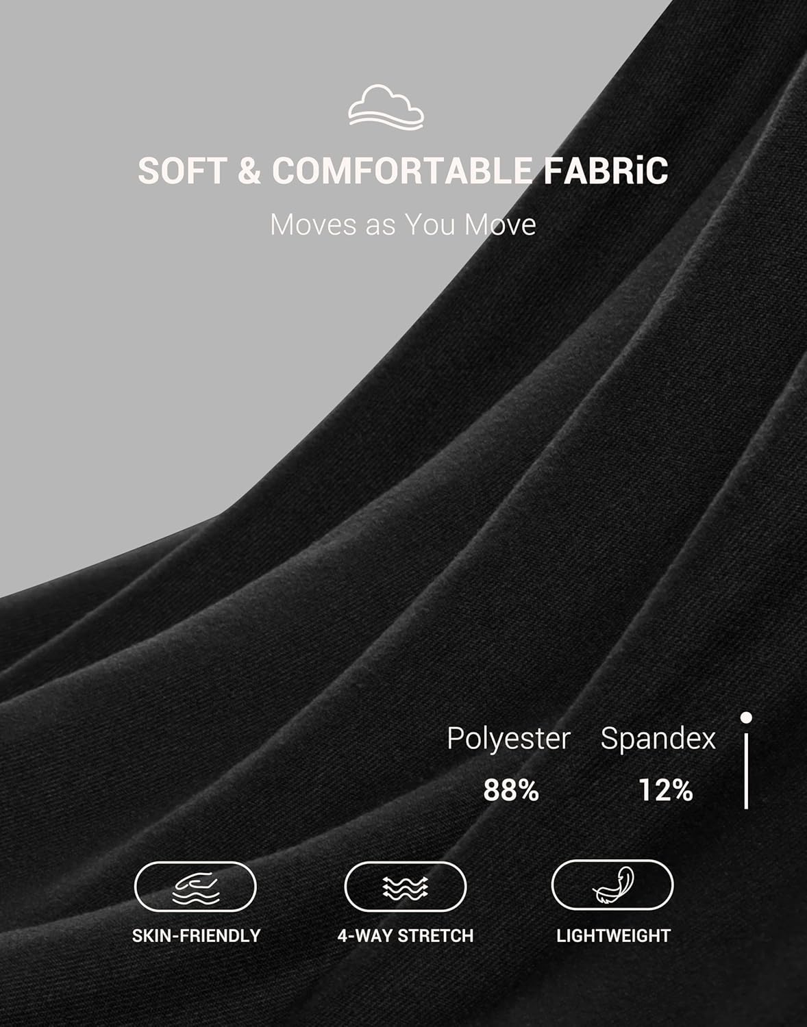 G Gradual Men's Yoga Sweatpants Soft Lounge Casual Pants Open Bottom Stretchy Athletic Sweat Pants with Pockets - Image 4