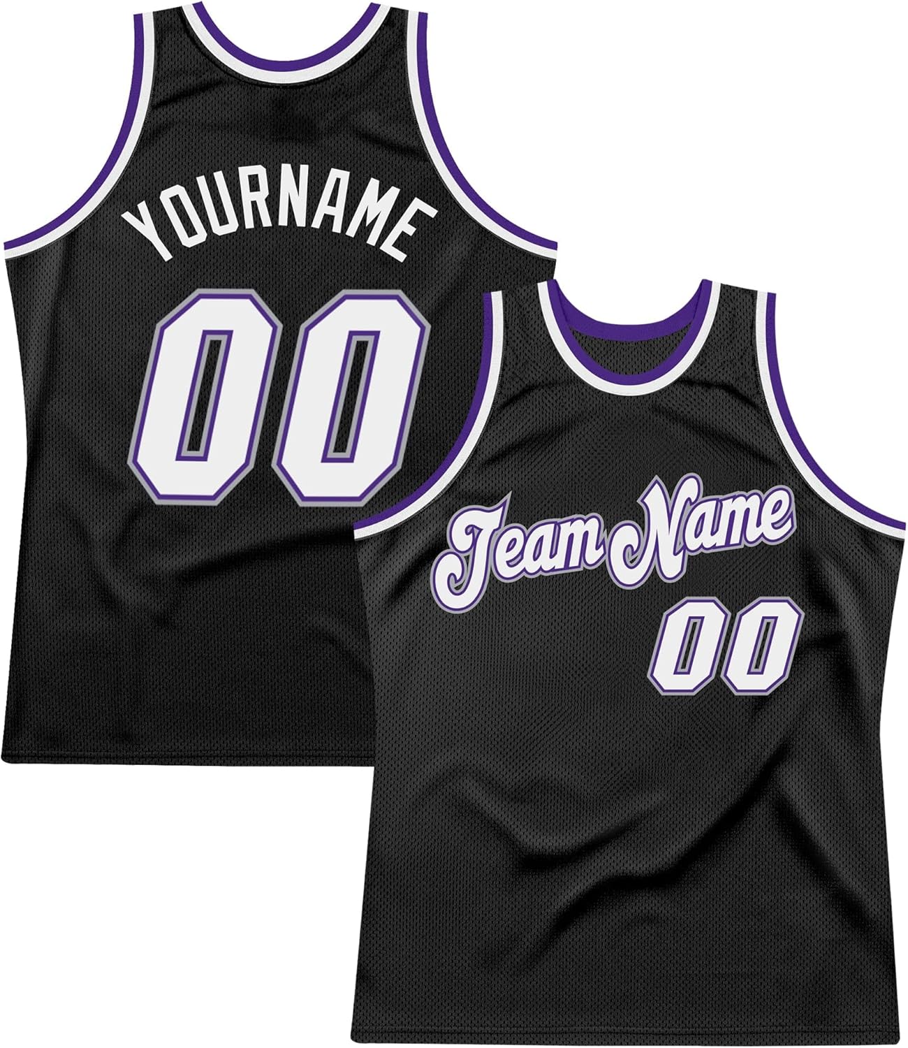 Custom Name Team Name Number Black Gold Design Tropical Authentic Basketball Jersey, Personalized Uniform Basketball Shirt - Image 12