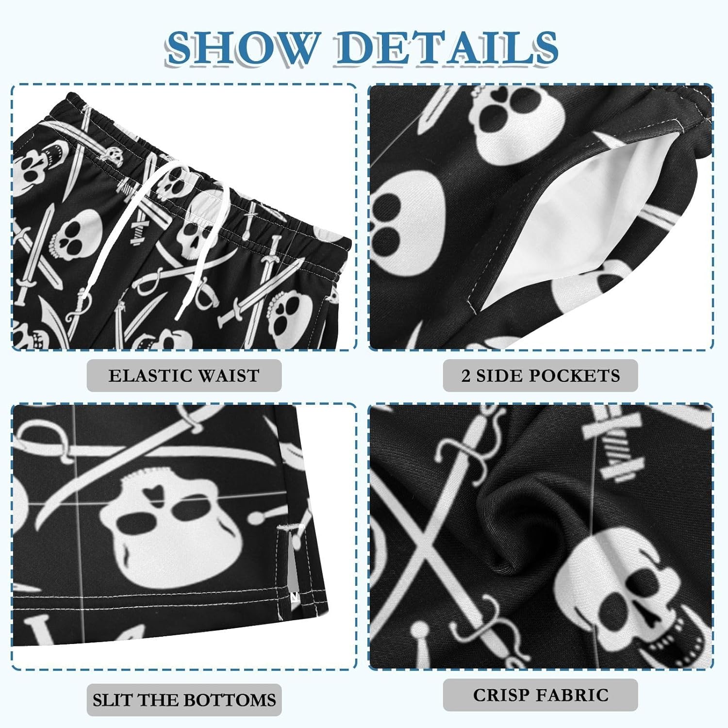 Boys Athletic Shorts with Pockets Running Basketball Shorts for Youth Elastic Waist Size 7-16 - Image 6