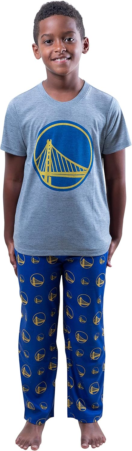 Ultra Game Youth NBA Official 2 Piece Pajama Pants & T-Shirt Set - Image 19