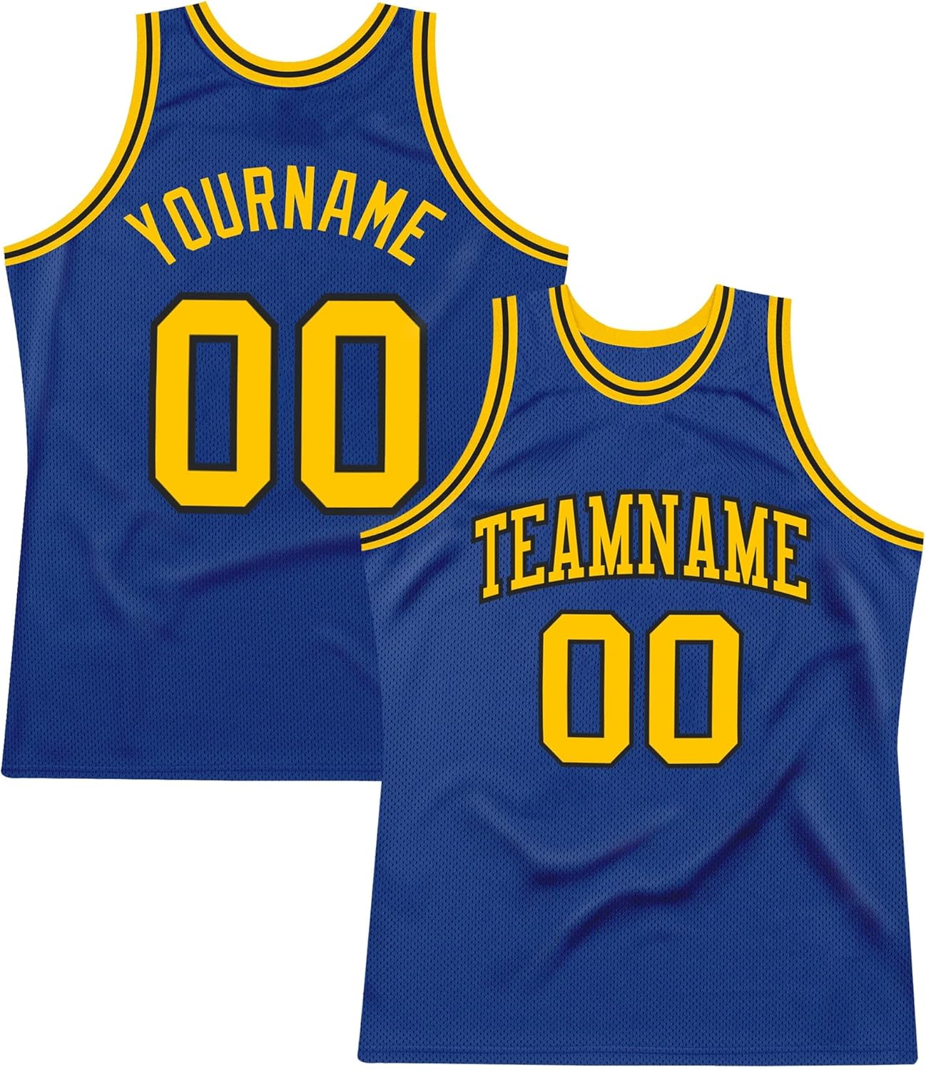 Custom Name Team Name Number Hunter Green Gold Authentic Throwback Basketball Jersey, Personalized Uniform Basketball Shirt - Image 21