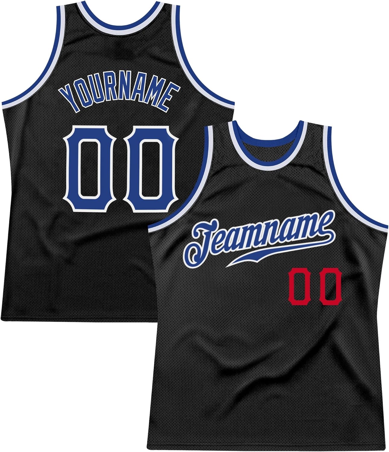 Custom Team Name Number Pink Pinstripe White-Light Blue Authentic Basketball Jersey, Personalized Uniform Basketball Shirt - Image 33