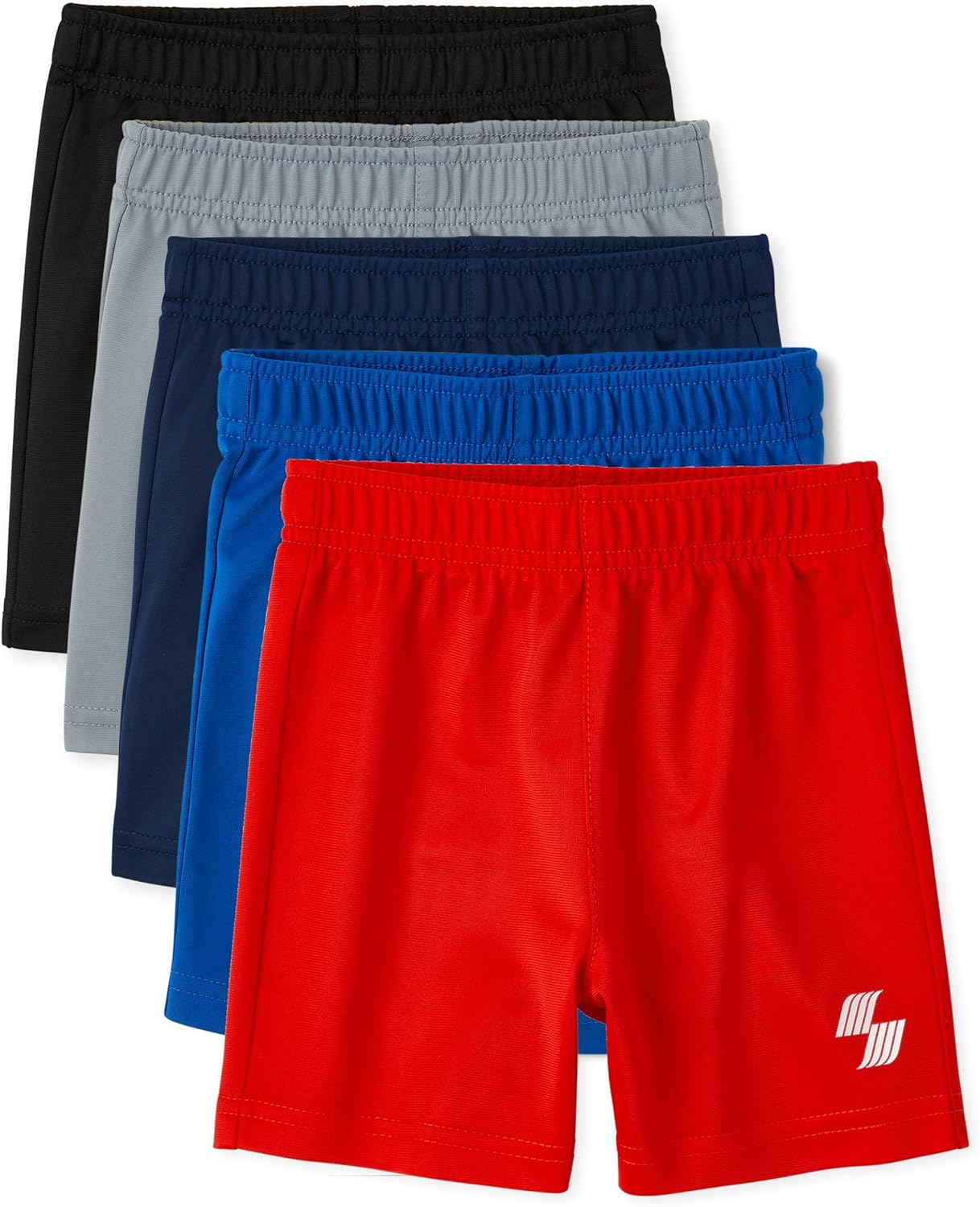 The Children's Place Baby Toddler Boys' Athletic Basketball Shorts - Image 5
