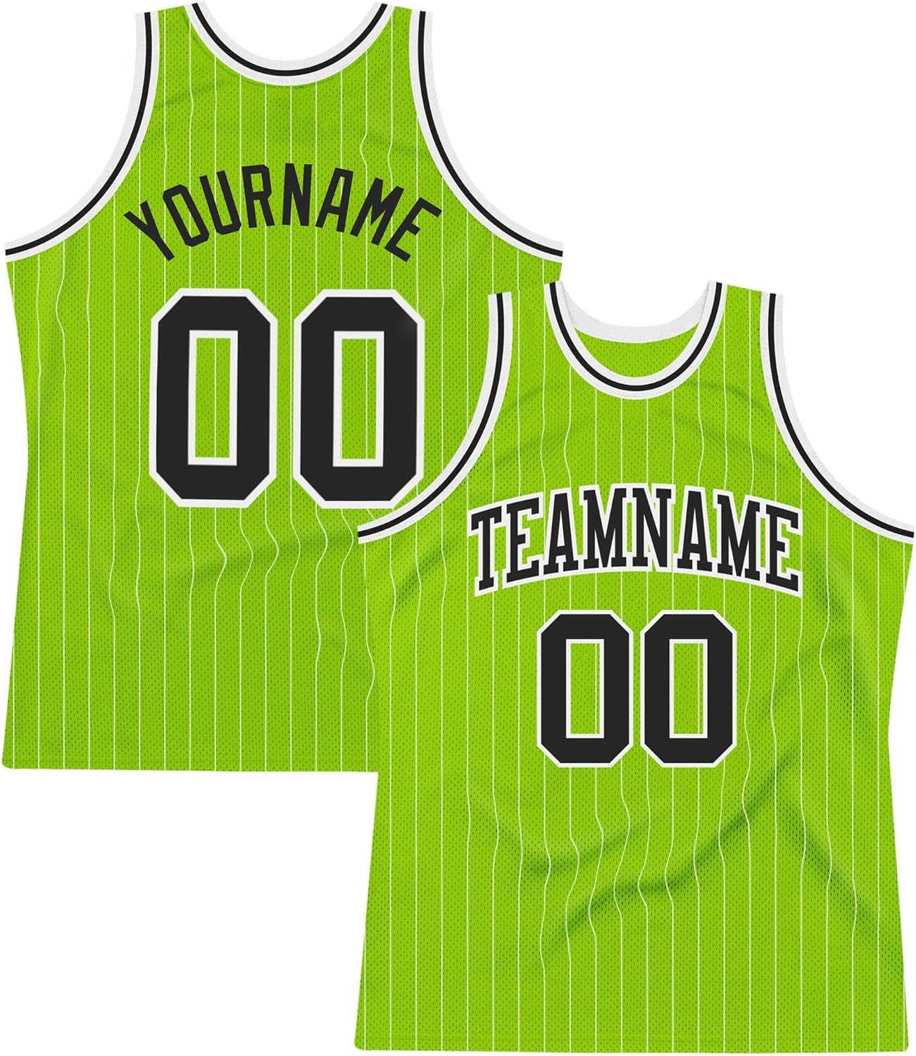 Custom Name Team Name Number Black Cream Pinstripe Camo Authentic Basketball Jersey, Personalized Uniform Basketball Shirt - Image 21