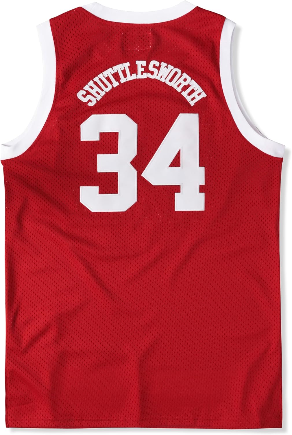 Mens Premium Heavy Mesh Shuttlesworth Big State 34" Basketball Jersey Sleeveless Tank Top - Image 4