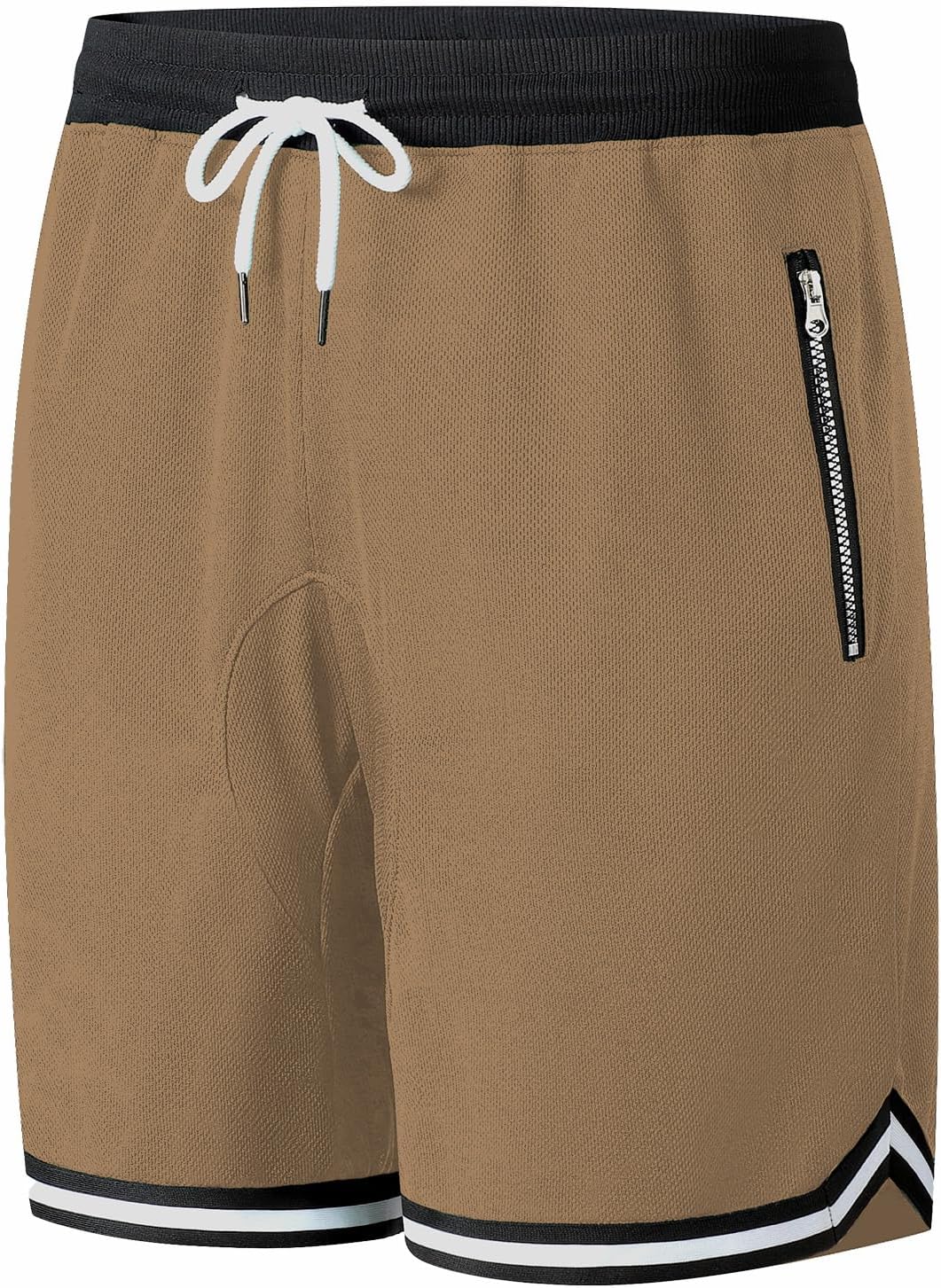 Men's Basketball Shorts.Breathable, Stretchy, Quick-Dry with Zipper Pocket - Image 7