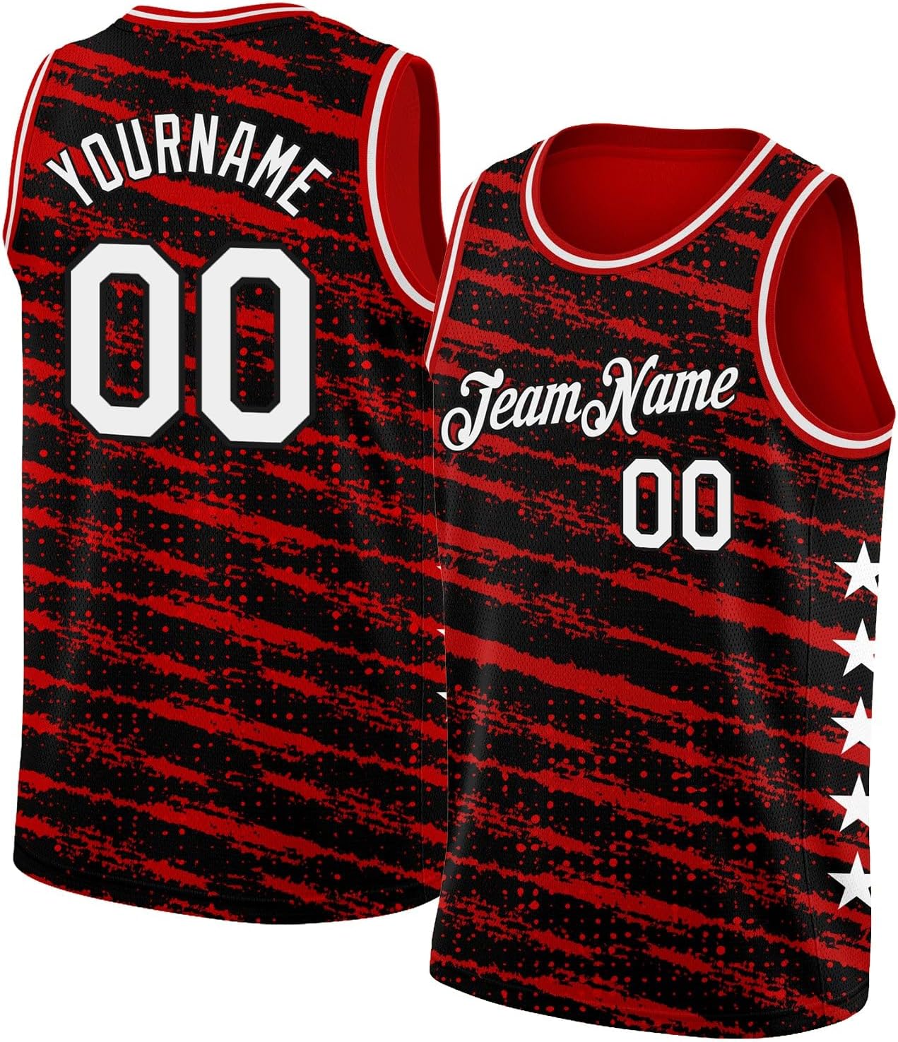 Custom Name Team Name Number Blue Orange-Royal Authentic Throwback Basketball Jersey, Personalized Uniform Basketball Shirt - Image 32